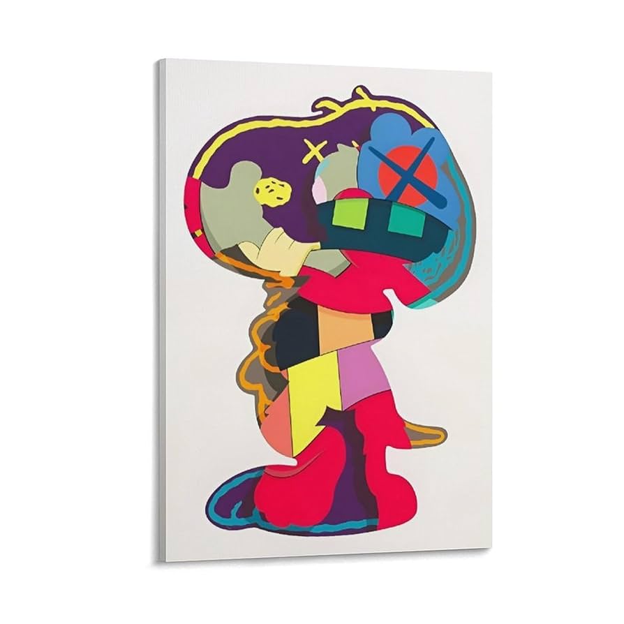 絵画　KAWS　カウズ　ピノキオ ポップアートパネル KAWS / OMG / カウズ [ポップアートパネル / Keetatat Sitthiket